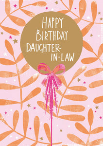 Daughter-in-Law Birthday Card