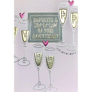 Daughter & Son-in-Law Anniversary Card