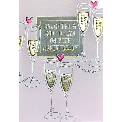 Daughter & Son-in-Law Anniversary Card