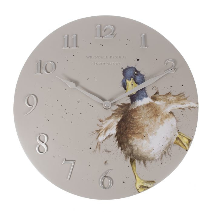 Duck Wall Clock by Wrendale Designs