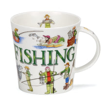 Load image into Gallery viewer, Dunoon Fine Bone China Fishing Mug
