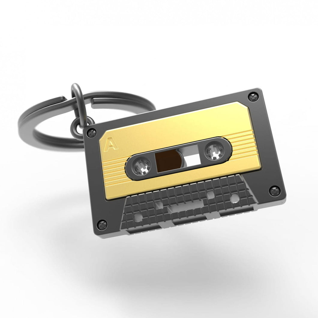 Tape Audio Cassette Keyring