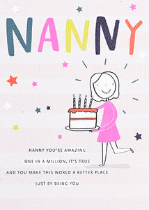 Nanny Birthday Card