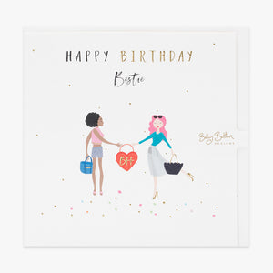 Bestie Birthday Card