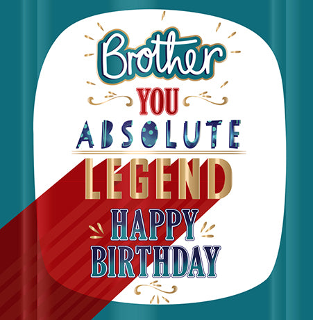 Brother Birthday Card