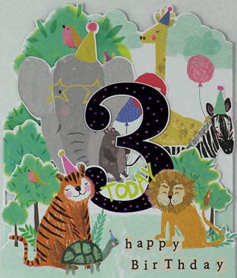 3rd Birthday Card