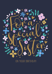 Special Sister Birthday Card