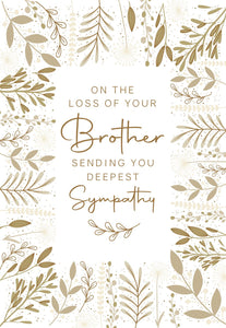 Brother Sympathy Card