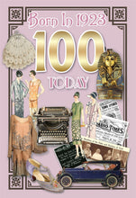 Load image into Gallery viewer, Born in 1923,  100,  100th Birthday Card
