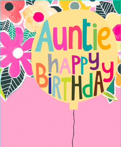 Auntie Birthday Card