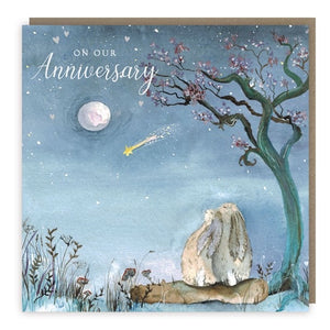 Bunnies Anniversary Card