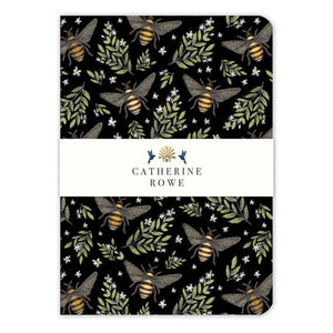 Catherine Rowe Bee A5 Notebook