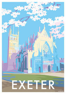 Exeter Cathedral Blank Card