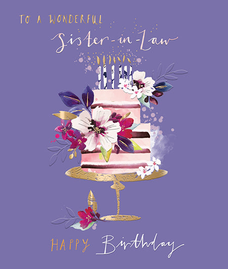 Sister-in-Law Birthday Card