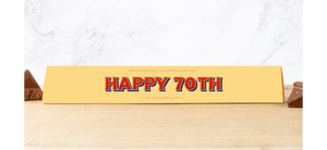 Happy 70th Personalised Toblerone