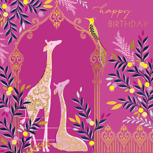 Sara Miller Giraffe Card