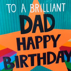 Brilliant Dad Birthday Card