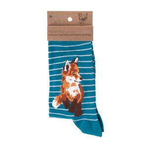 Fox Super Soft Bamboo Socks by Wrendale Designs