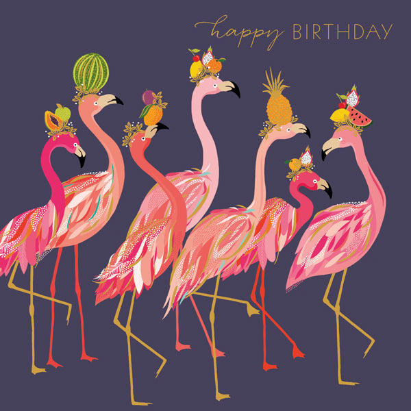 Flamingo Birthday Card