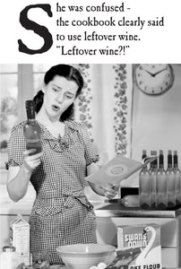 Leftover Wine? Card