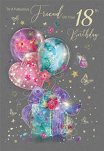 Load image into Gallery viewer, Fabulous Friend 18th Birthday Card
