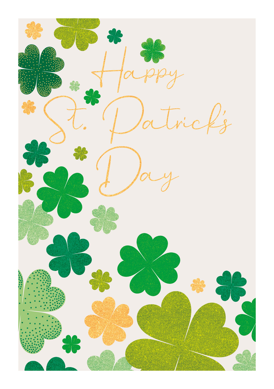 St Patrick’s Day Shamrock Card