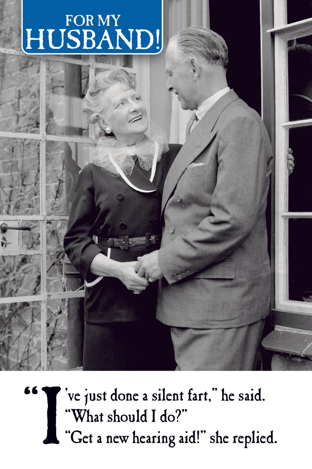 Silent Fart Husband Birthday Card