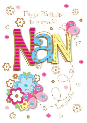 Nan Birthday Card