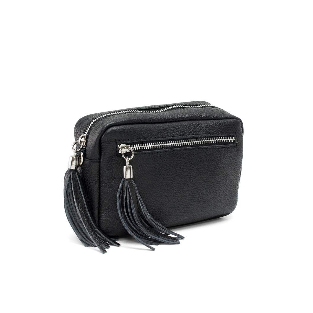 Black Leather Handbag