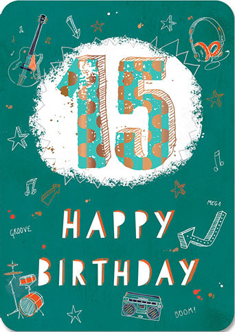 15th Birthday Card