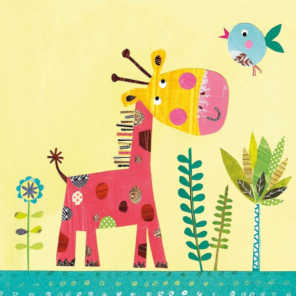 Pack of 5 Giraffe Cards