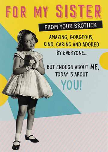 Sister Birthday Card