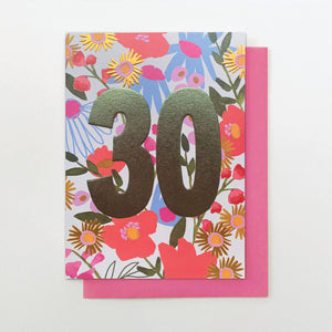 30th Birthday Card