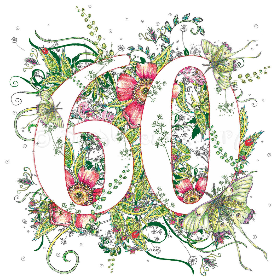 60th Birthday Card