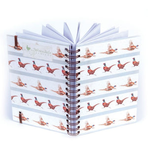 Pheasant Spiral Lined A5 Notebook by Wrendale Designs