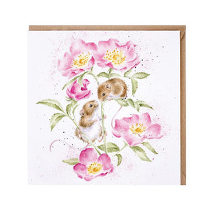 Mouse Blank Card by Wrendale Designs