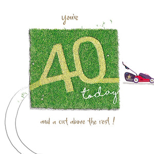 40th Birthday Card