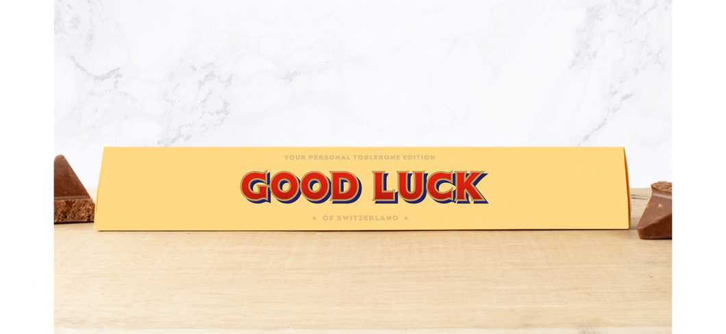 Good Luck Personalised Toblerone