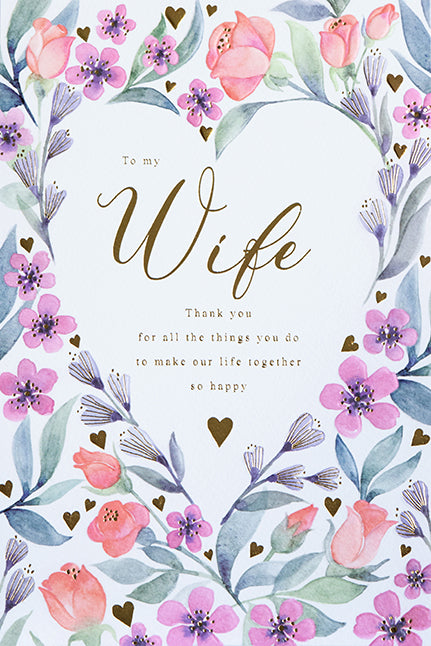 Wife Birthday Card