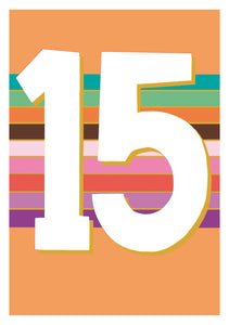 15th Birthday Card