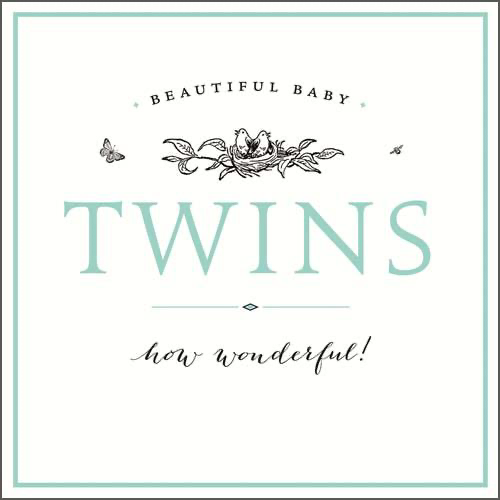 Baby Twins Card