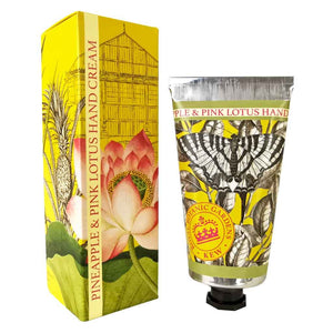 Kew Gardens Pineapple and Pink Lotus Hand Cream