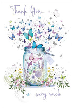 Load image into Gallery viewer, Beautiful Butterflies Thank You Card
