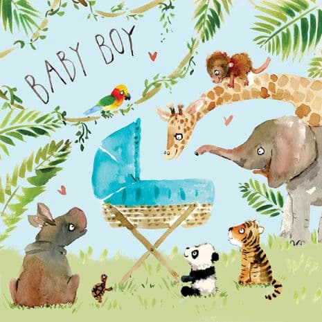 New Baby Boy Card