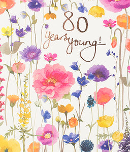 80th Birthday Card