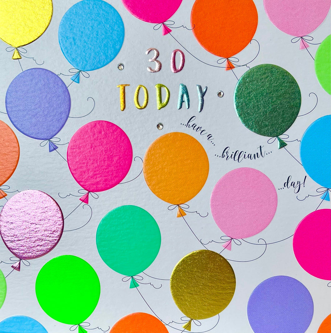 30th Birthday Card