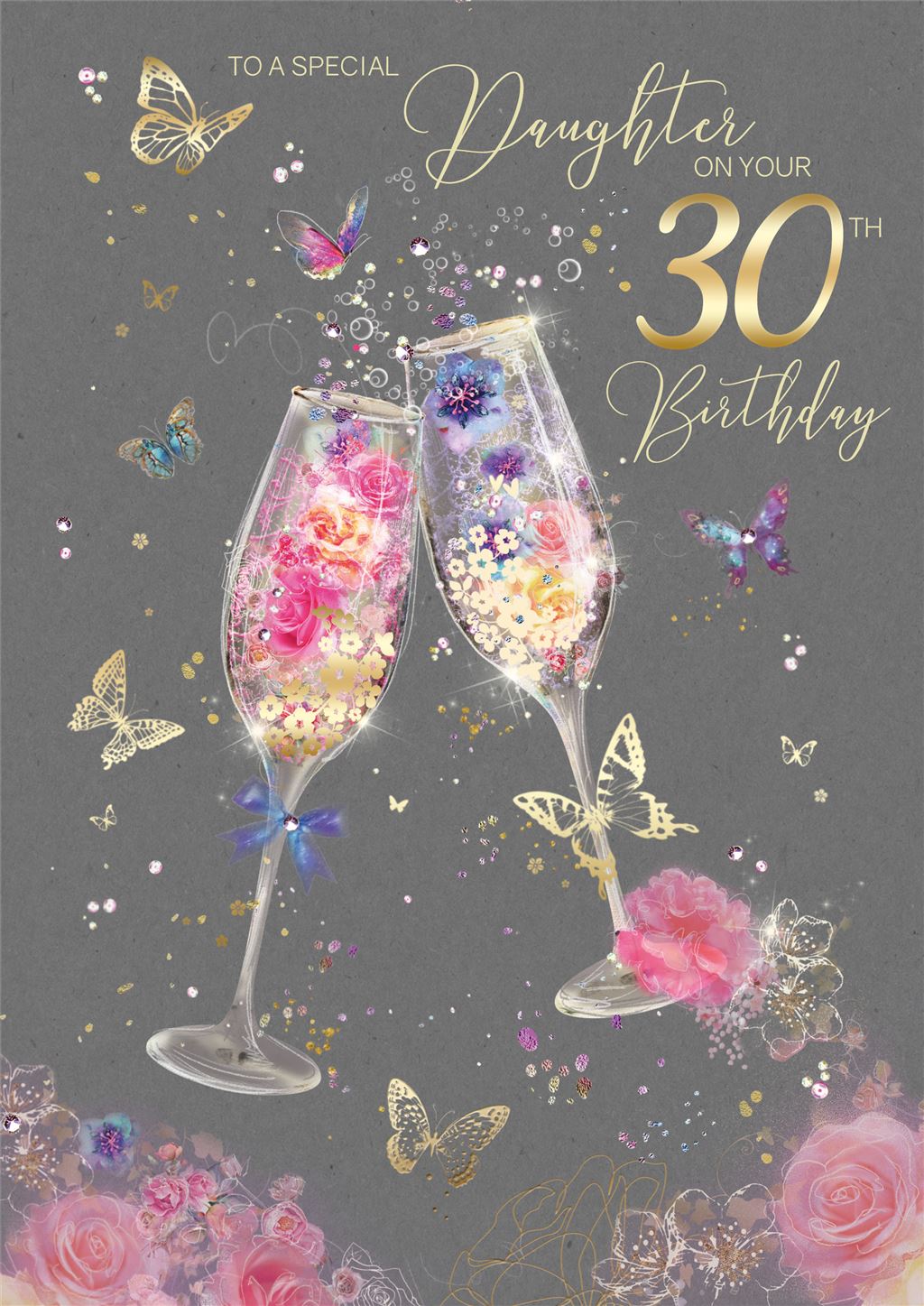 Fabulous Daughter 30th Birthday Card