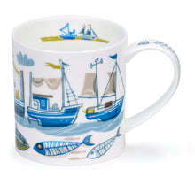 Load image into Gallery viewer, Dunoon Fine Bone China beachcomber Fishing Boat Mug
