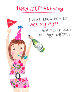 50th Birthday Card