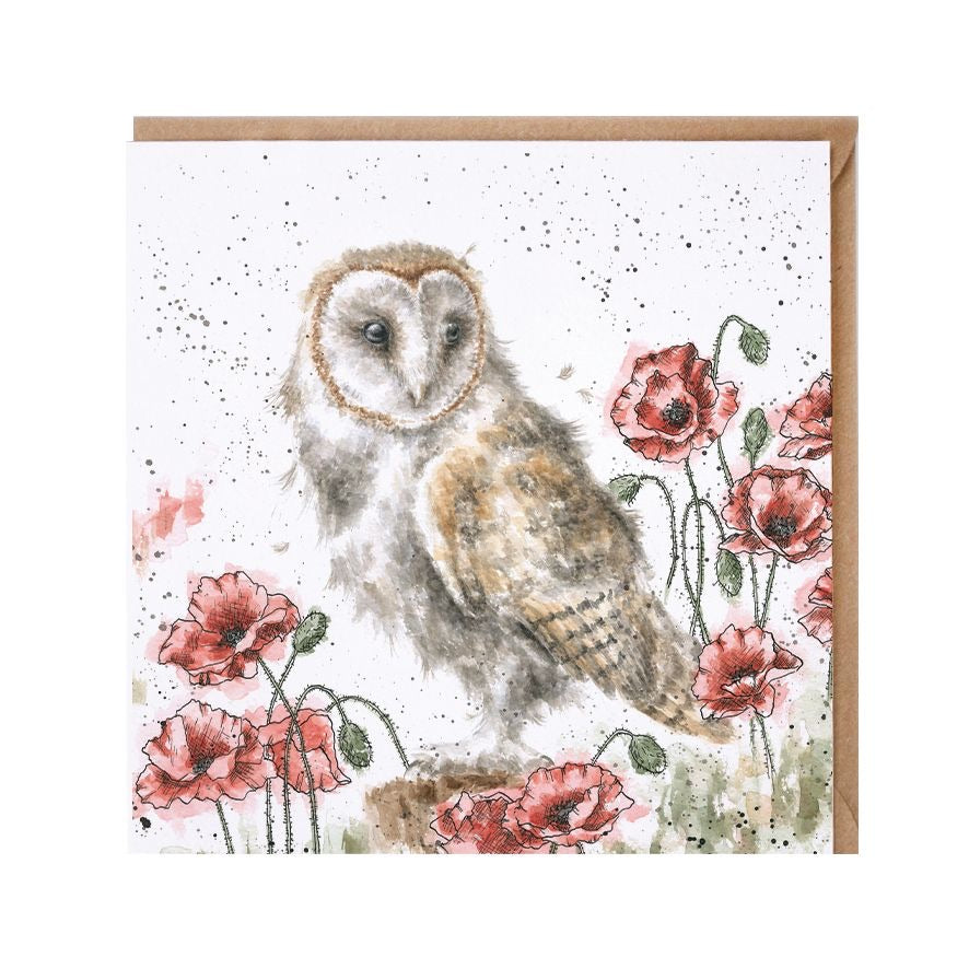 Owl Blank Card by Wrendale Designs